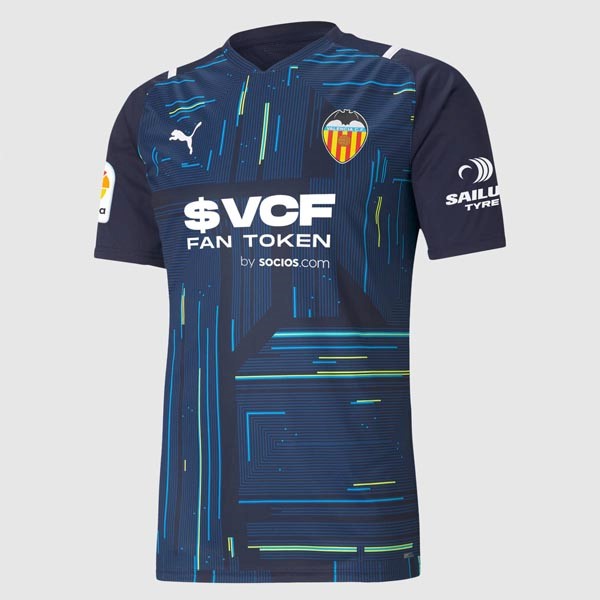 Tailandia Camiseta Valencia Portero 2021/2022 Azul